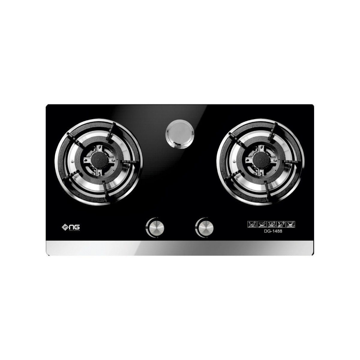 Nasgas - GN2 HOB Glass Top